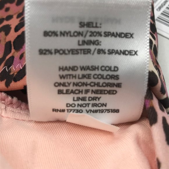 Shade And Shore Women's Sz. Lg. 12-14 Tall Triangle Bikini Swim Top Animal Print - Picture 7 of 14